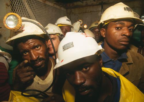 South African miners